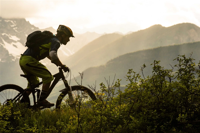 Riding Castle Mountain Trails in Fernie