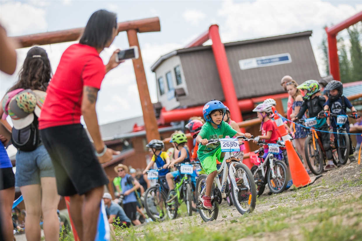 Kids activities at Canada Cup, Fernie.