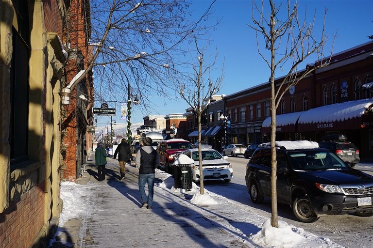 Strolling downtown Fernie