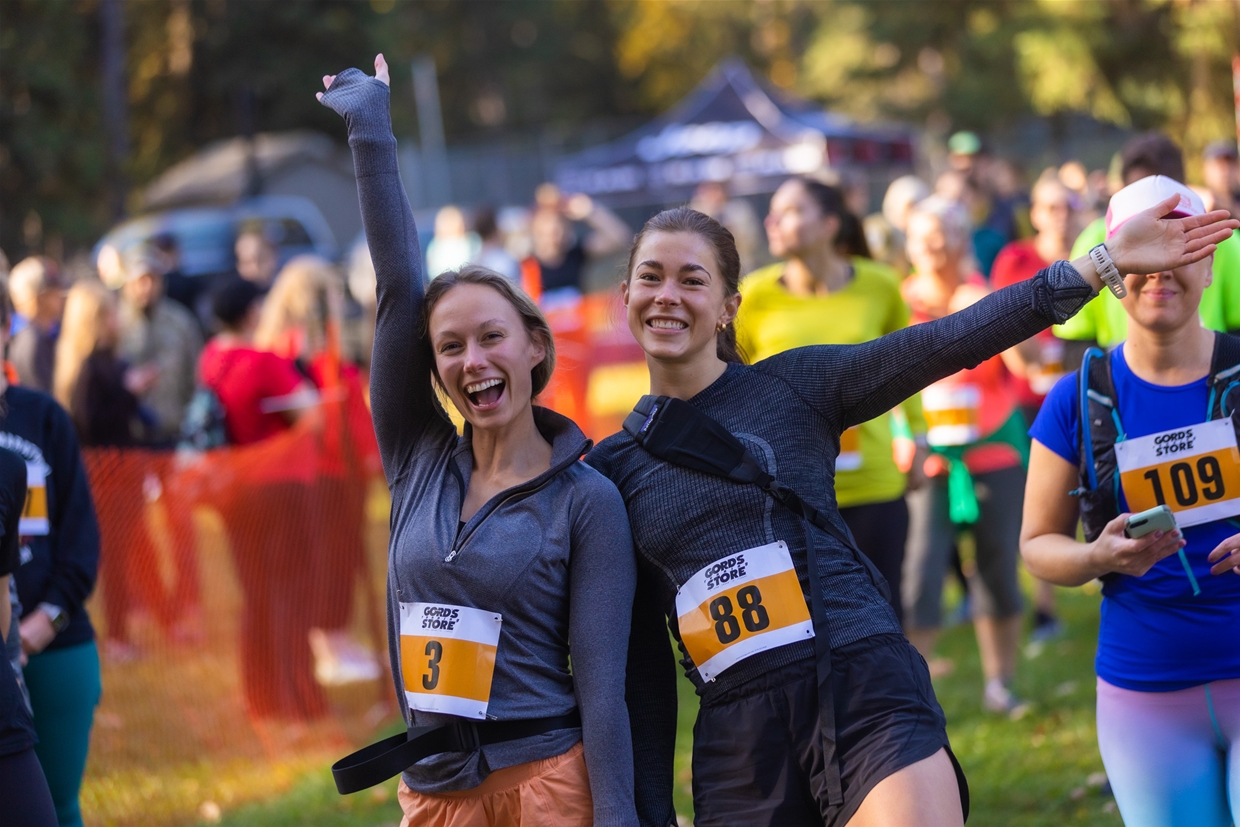 Fernie Half Marathon & 10k Relay takes places during Fernie's vibrant fall season
