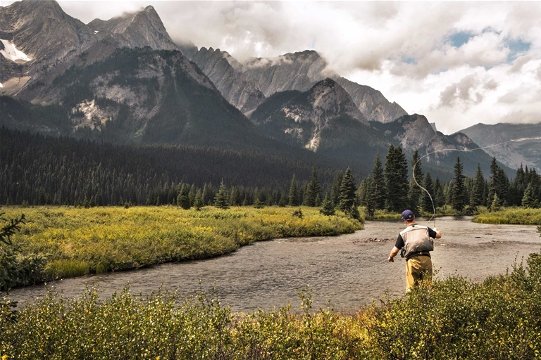 Fly fishing near Fernie