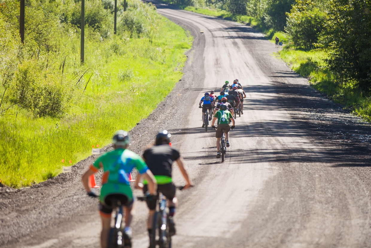 Backroad gravel biking in Fernie, BC