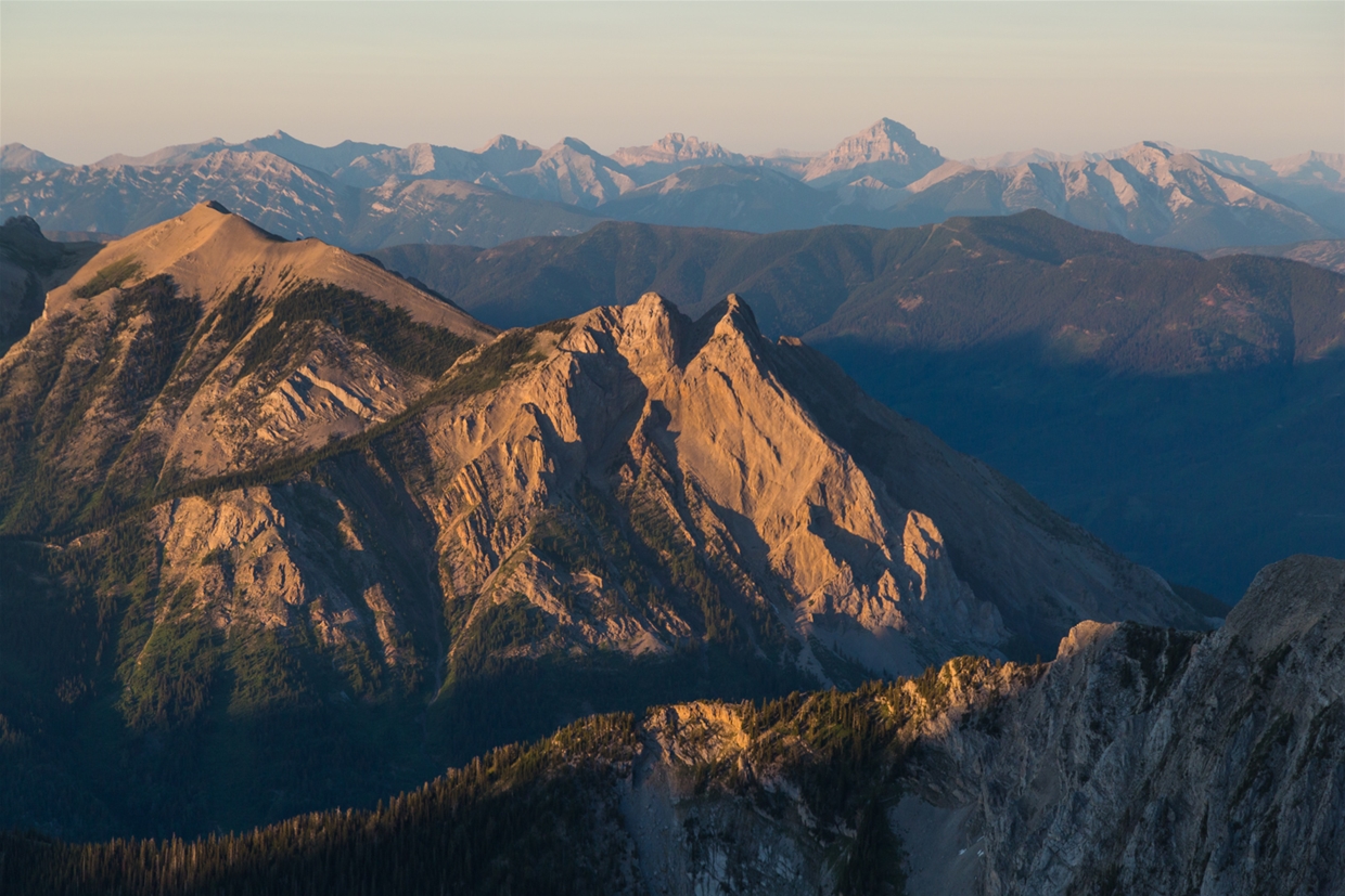 Mount Hosmer from Three Sisters Summit