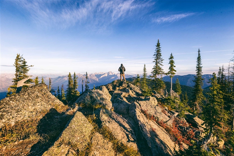 Castle Mtn - Morrissey Ridge. An early morning in Fall