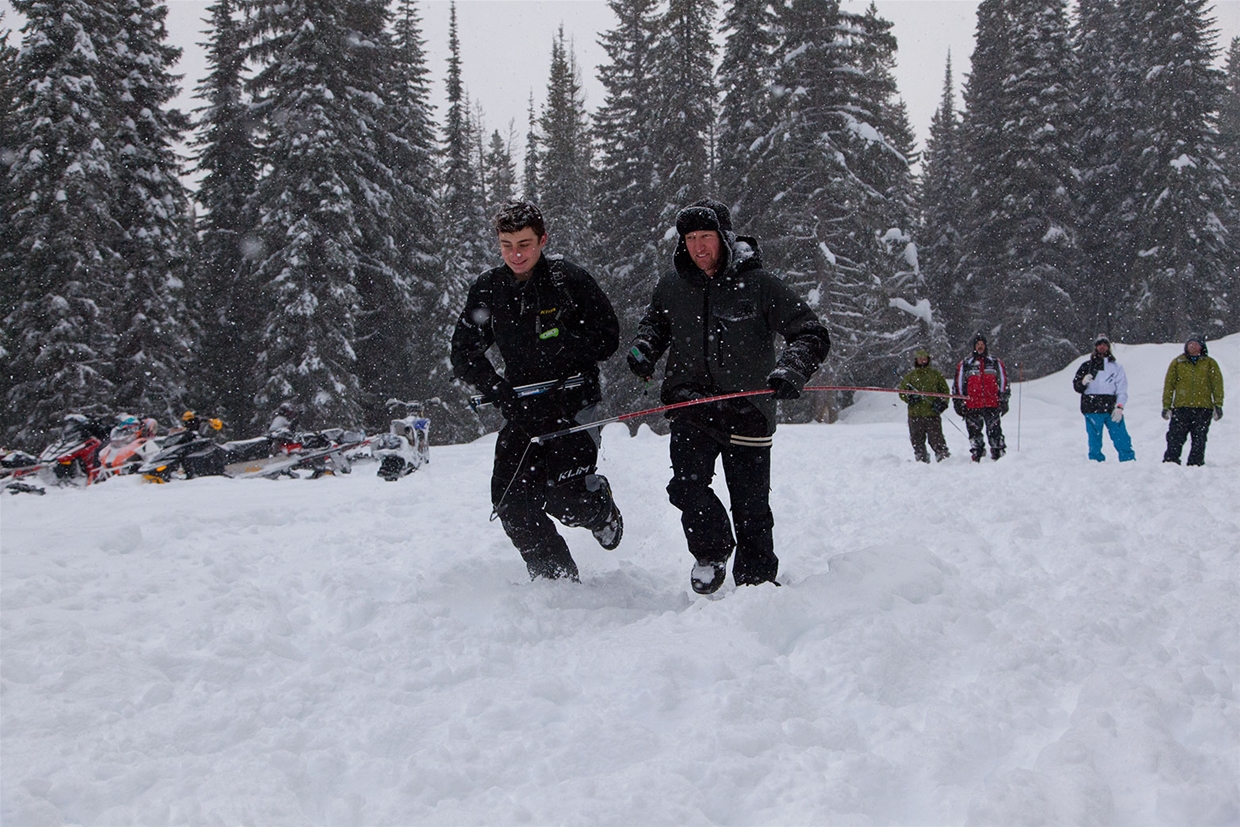 Avalanche Safety Training with Elk Valley Snow Shepherds
