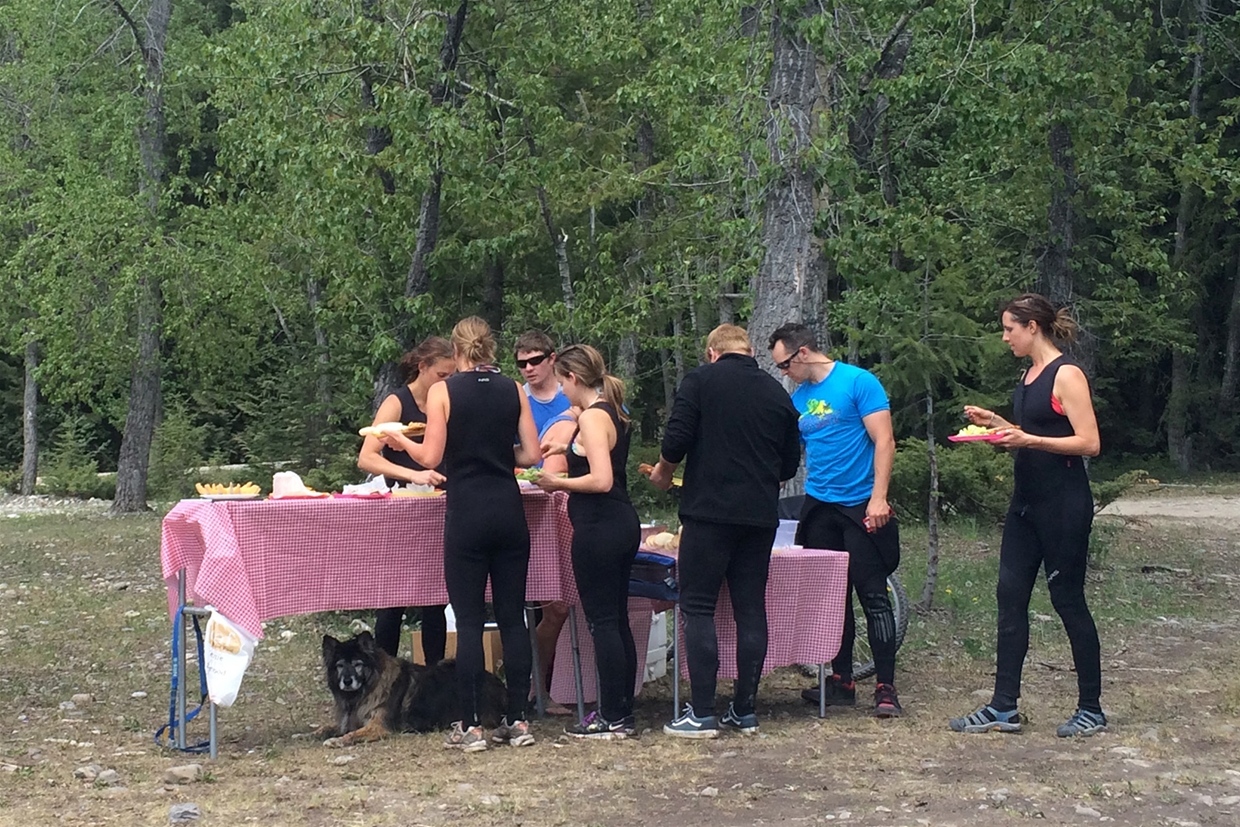 Lunch with Canyon Raft Company