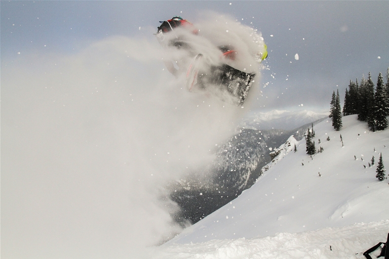 Snowmobiling around Fernie - January 2017