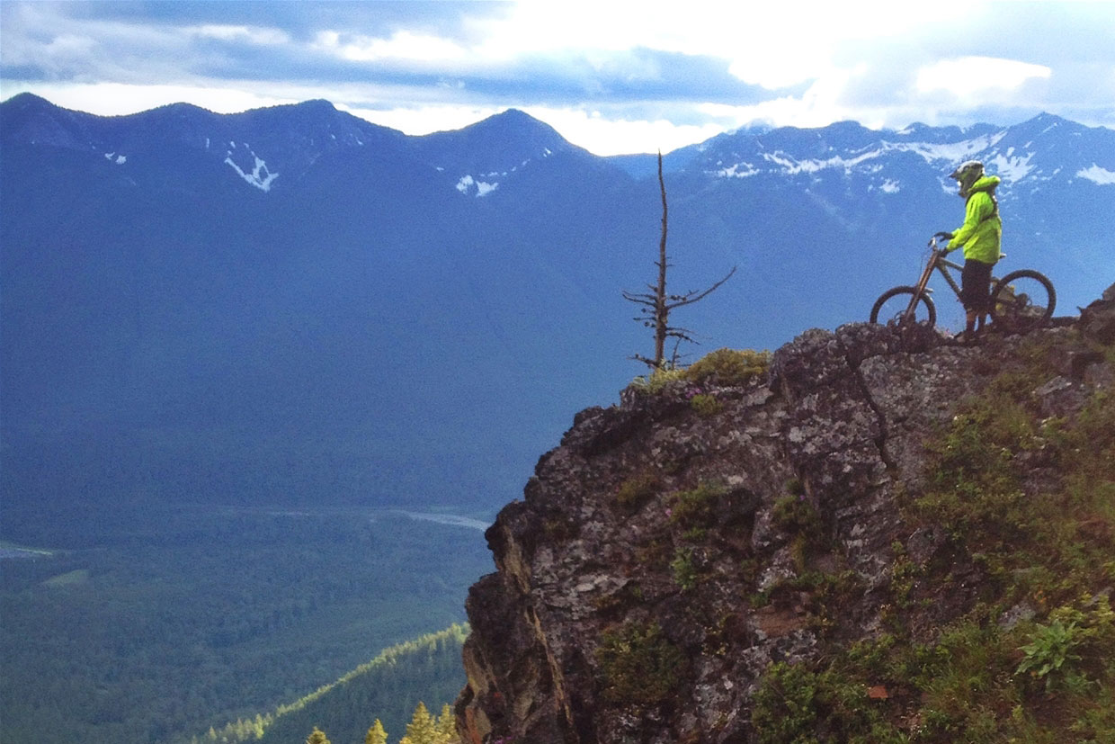 Pink Bike in Fernie