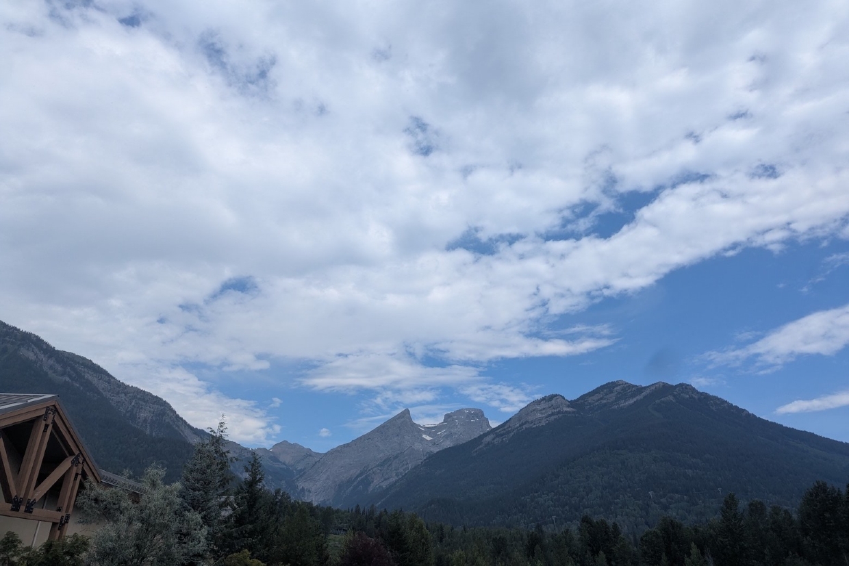 The Three Sisters, looking North. 10.45am, Wednesday, July 2nd, 2025.
