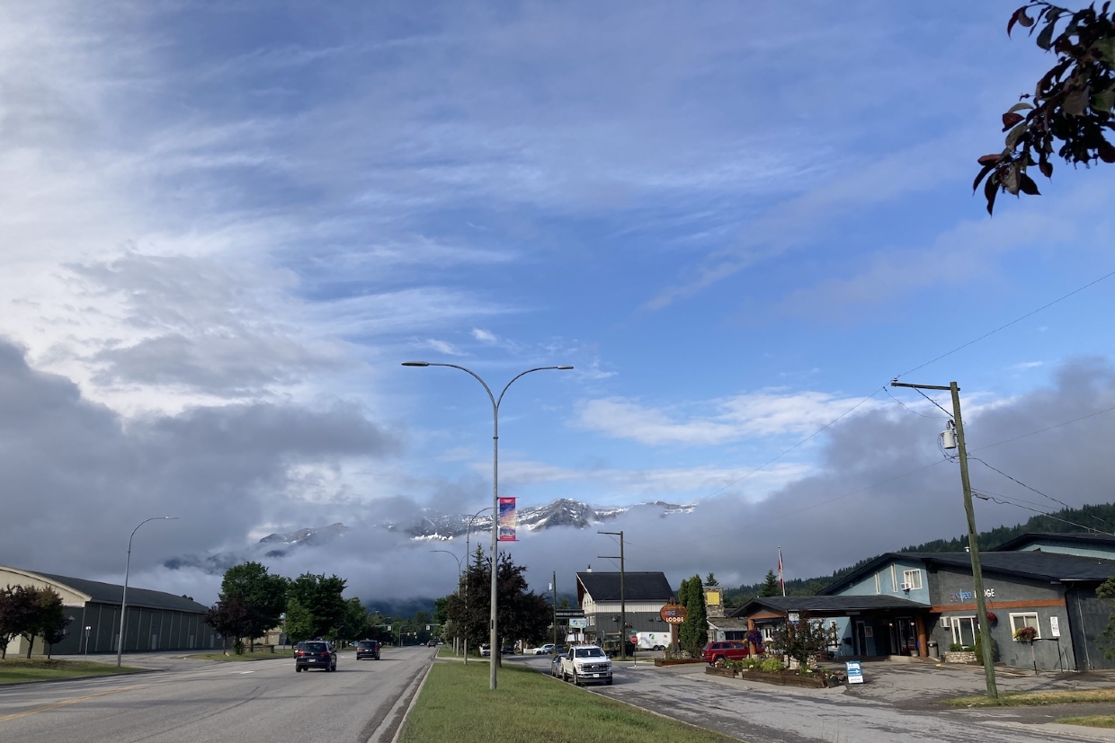The Lizard Range, looking West. 8.45am, Sunday, June 22nd, 2025.