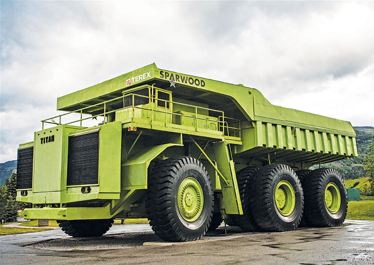 Terex Titan at the Sparwood Visitor Centre