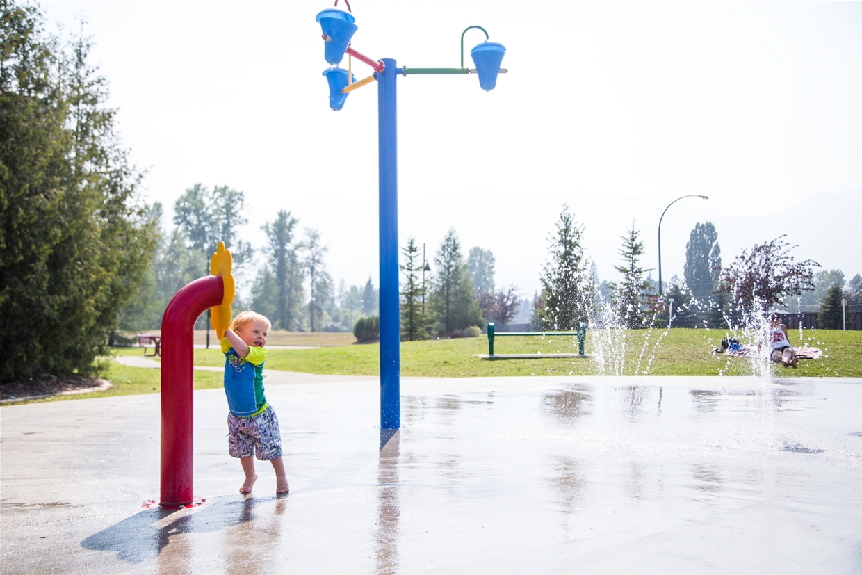 Spray Park at Fernie Aquatics Centre