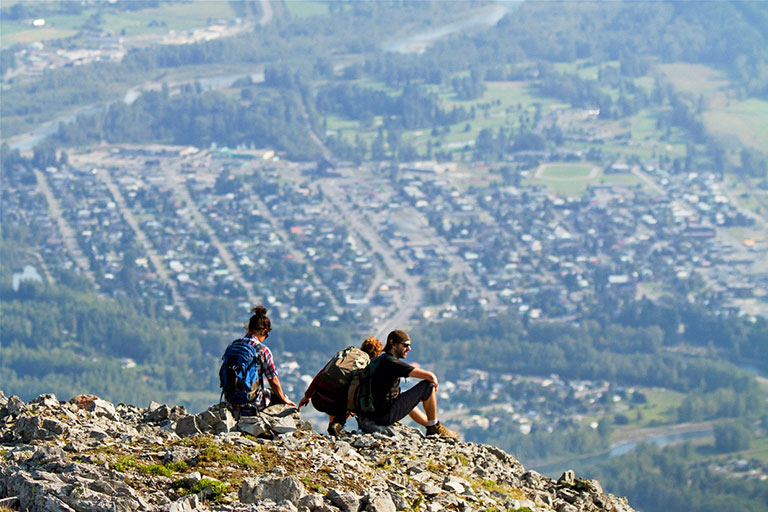Surrounded by Rockies to hike