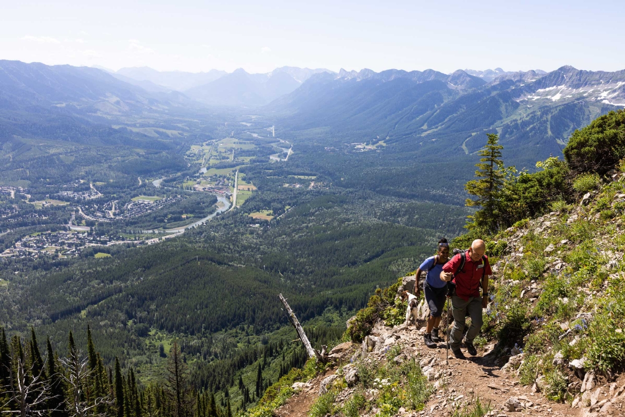 Mt Fernie trail is a challenging hike into the alpine with rewarding views