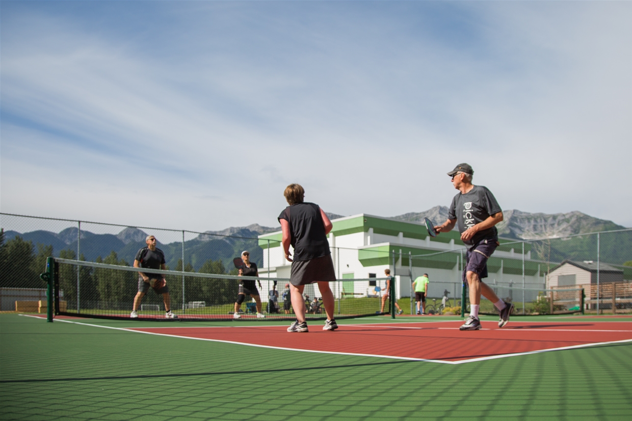 Pickleball Courts in Max Turyk Facility