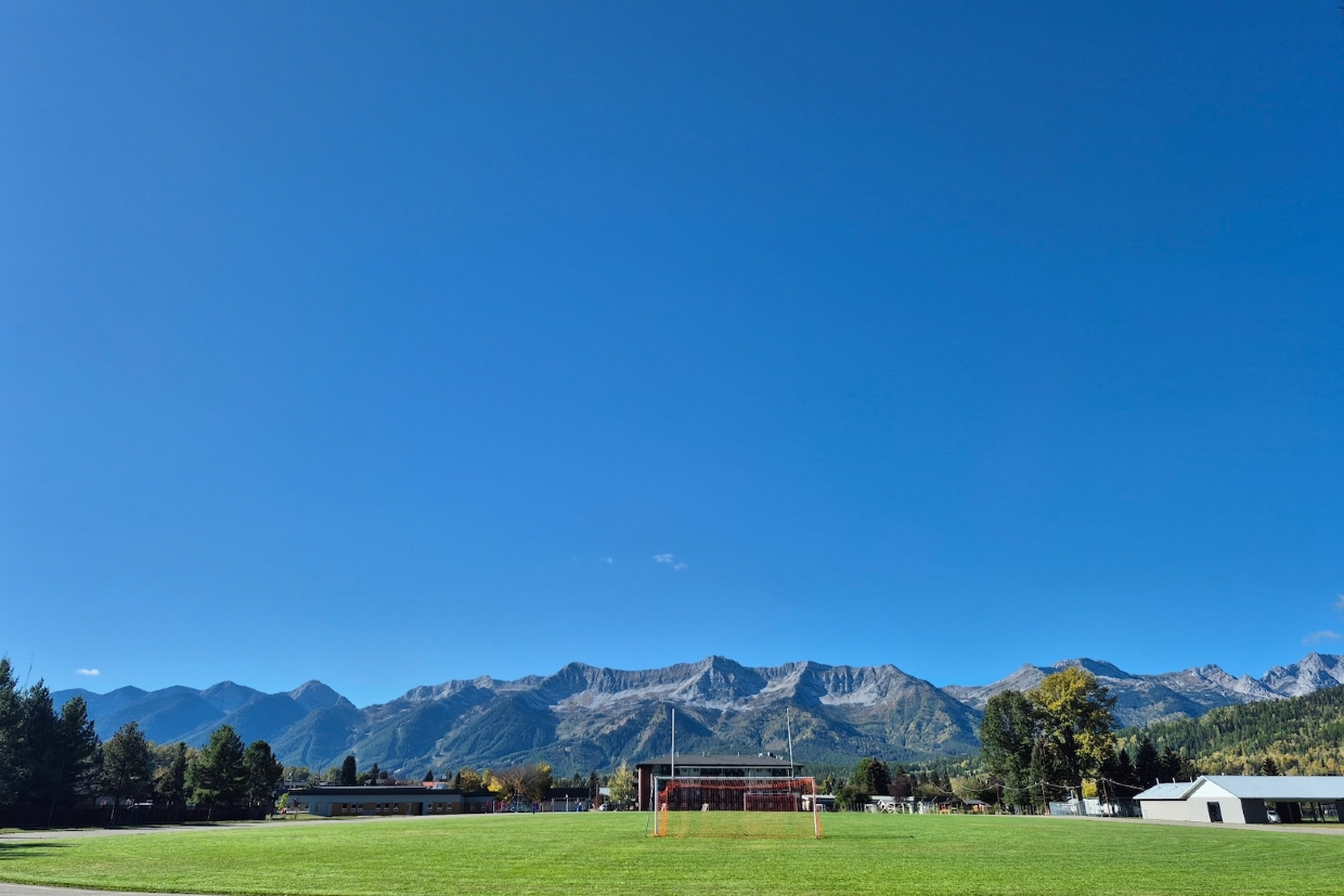 Looking Southwest towards the Lizard Range. 11am, Friday, September 26th, 2025.