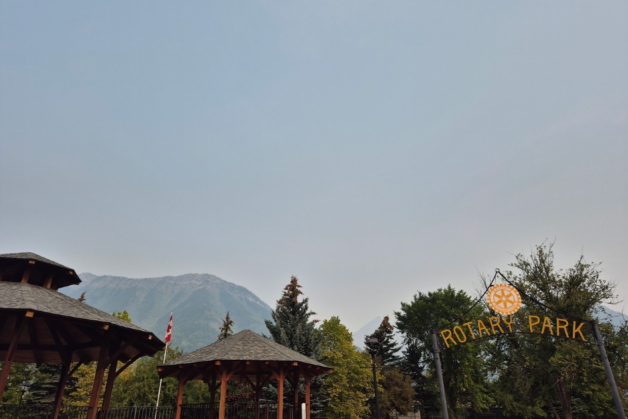 The Fernie Sky looking North from Rotary Park. 10:25 am, Sunday, September 7th, 2025.