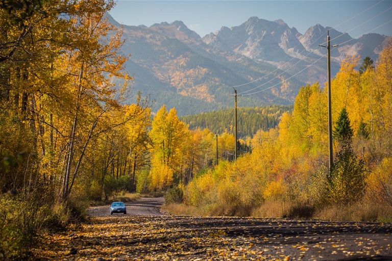 Coal Creek Road in Fall