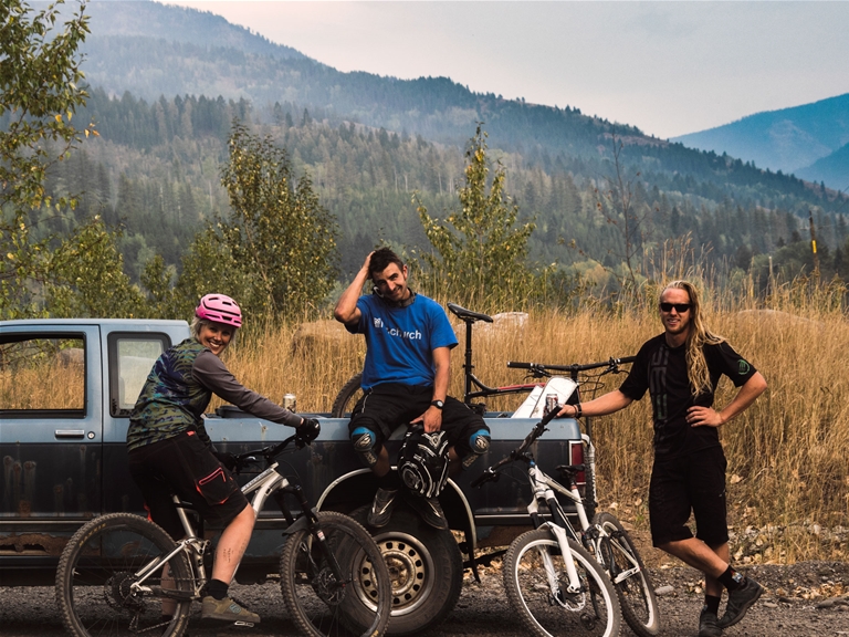 Fall Biking Group Shot