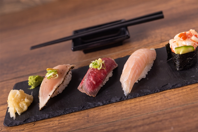 Sushi is all craft like a piece of art