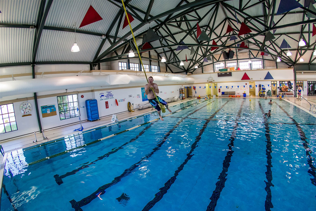 Aquatic Centre rope swing