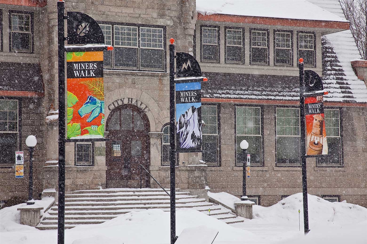 City Hall & Miner's Walk