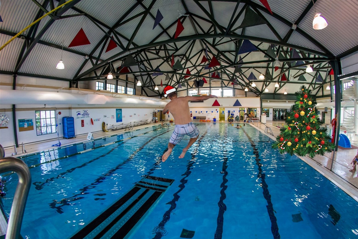 Santa swim