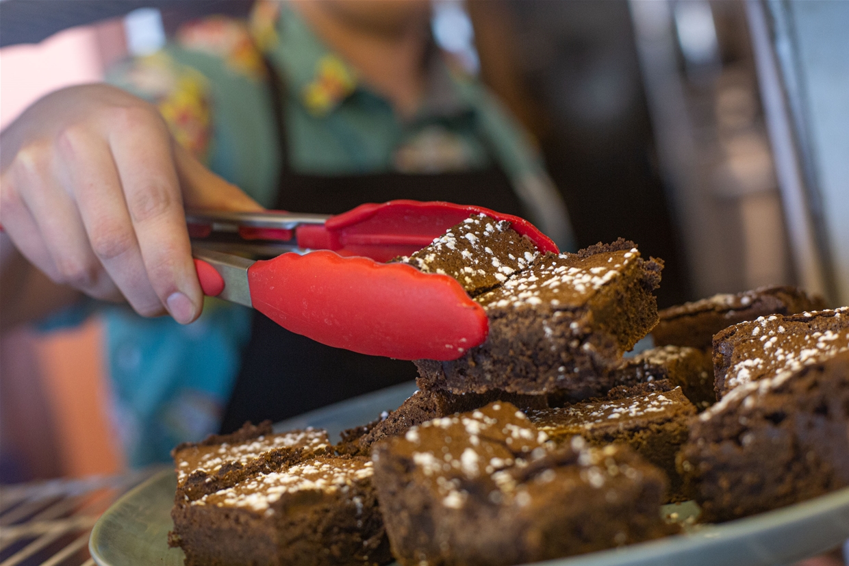 Grab a tasty treat with you morning coffee at Mugshots