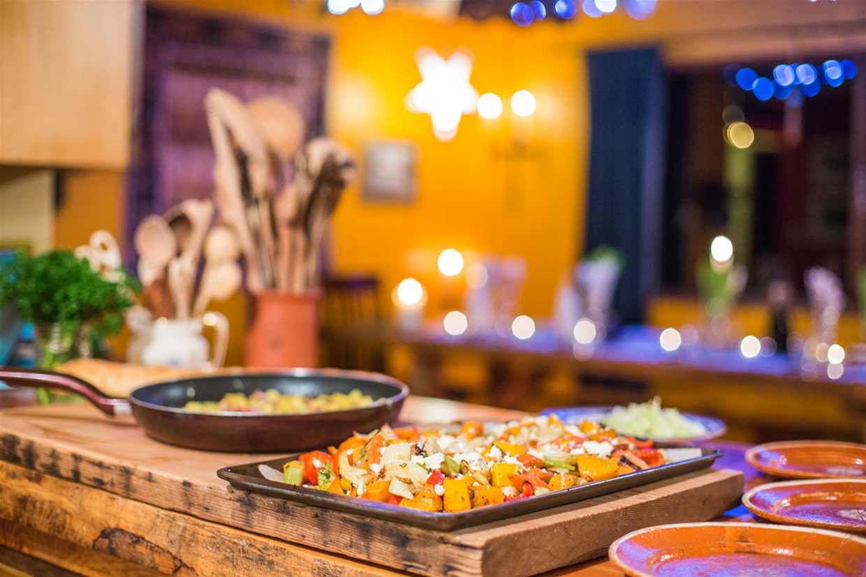 Gourmet breakfast and dinners 