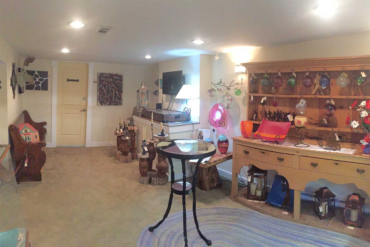 Glass & Metal work on display and for sale