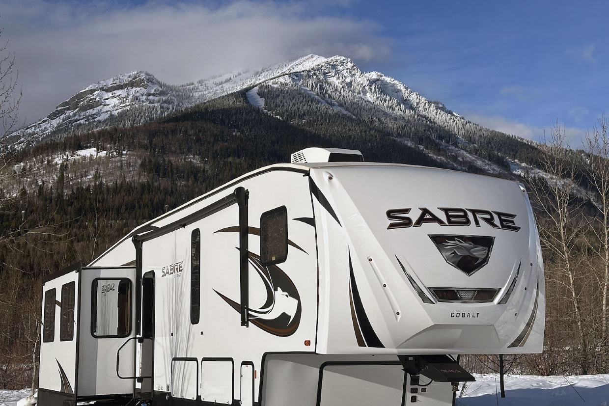 Luxurious RVs for rent at Fernie RV Resort