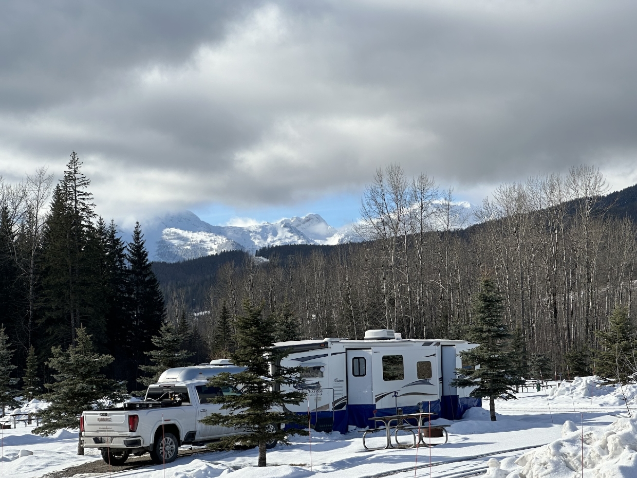 Winter RV at Fernie RV Resort