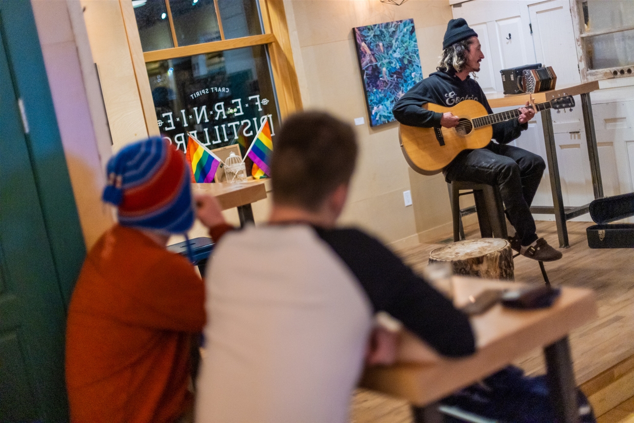 Live Entertainment at Fernie Distillers