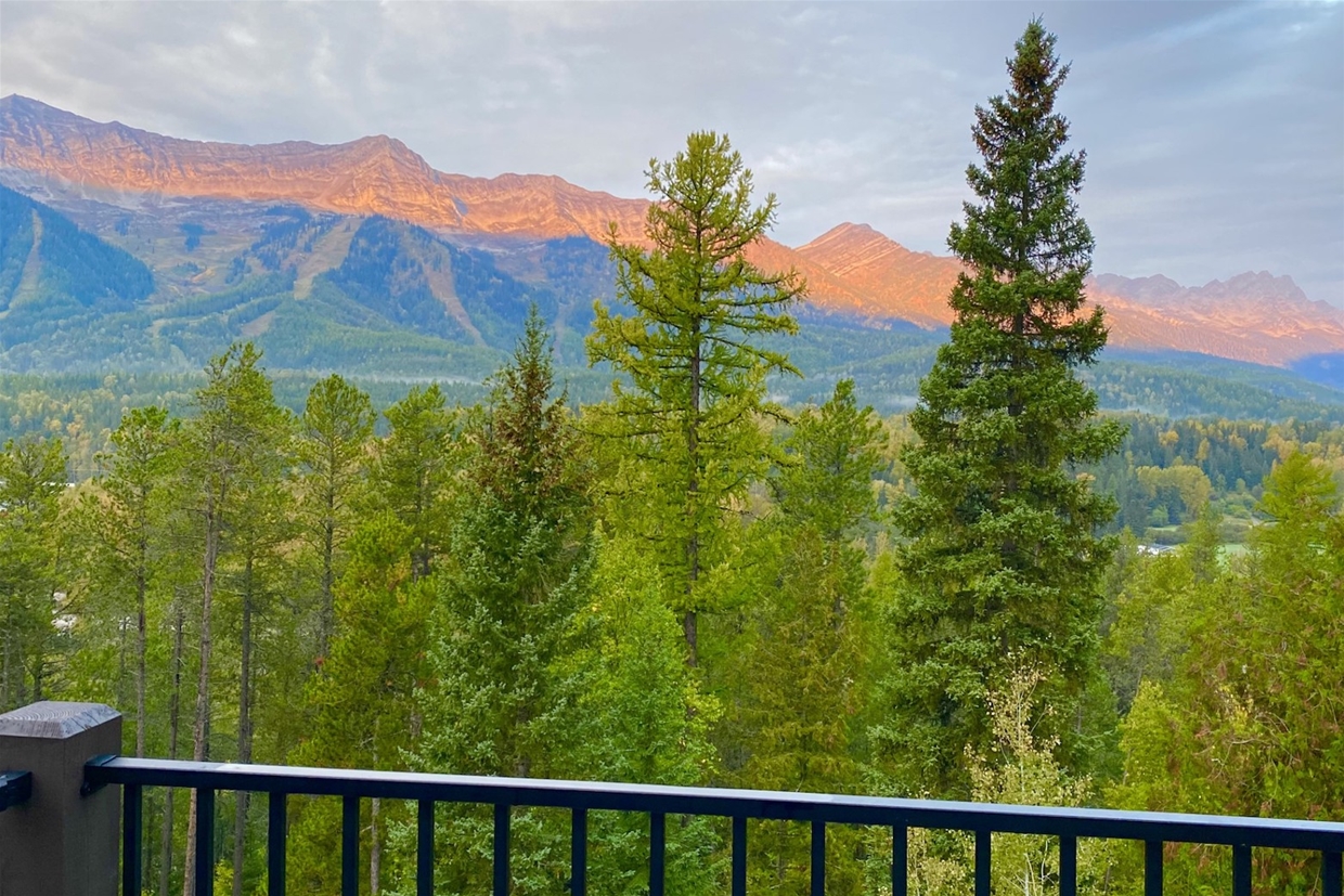 Enjoy the sunrise from the many balconies