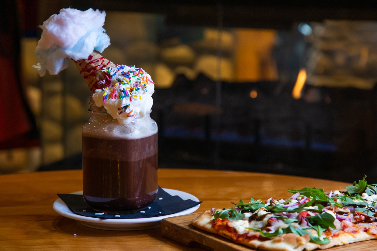 Unicorn Hot Chocolate. Find it at Legends