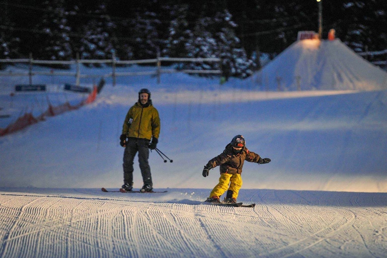 Night Skiing on the Mighty Moose