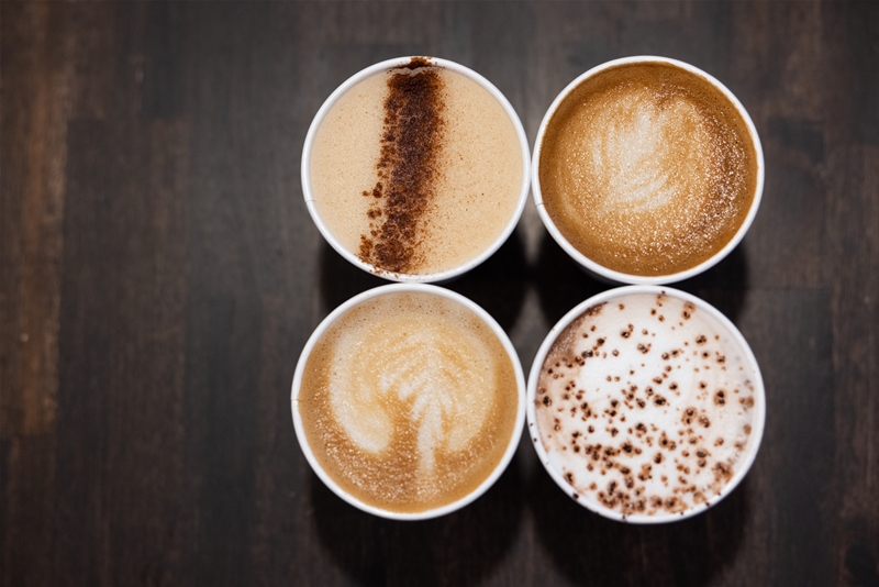 Morning coffee options available from 7:30am at Freshies