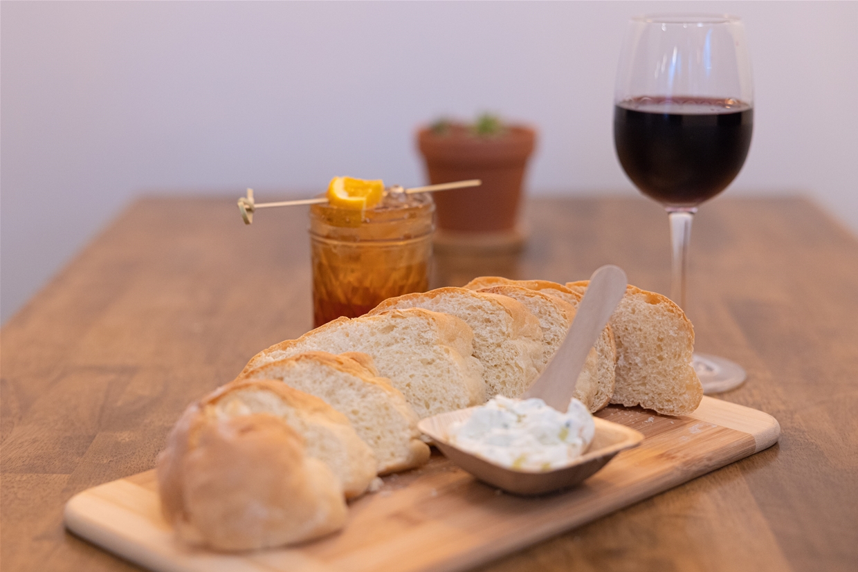 Light evening bites with wine and cocktails at Freshies Cafe