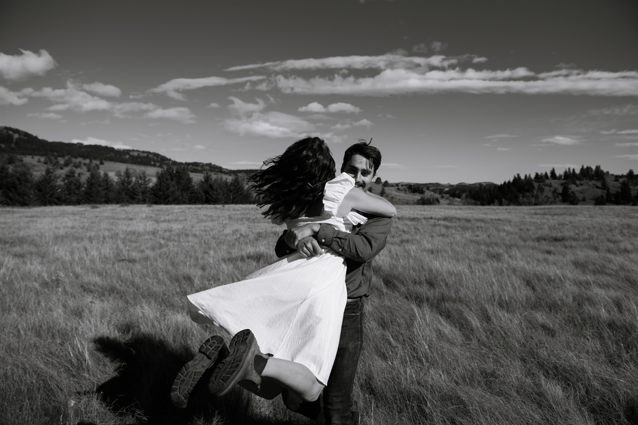 Playful, nostalgic couples sessions