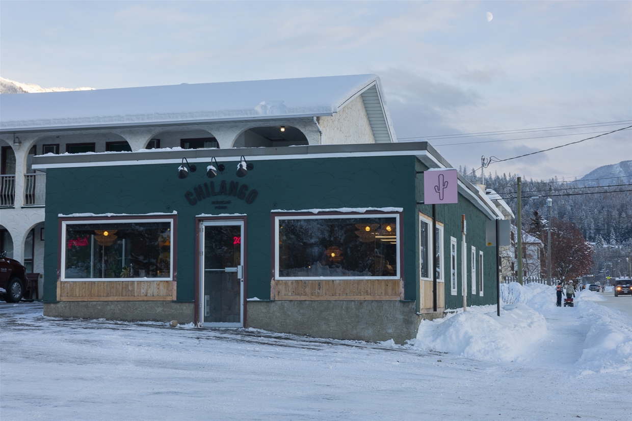 Find Chilango just off Highway 3 in Fernie