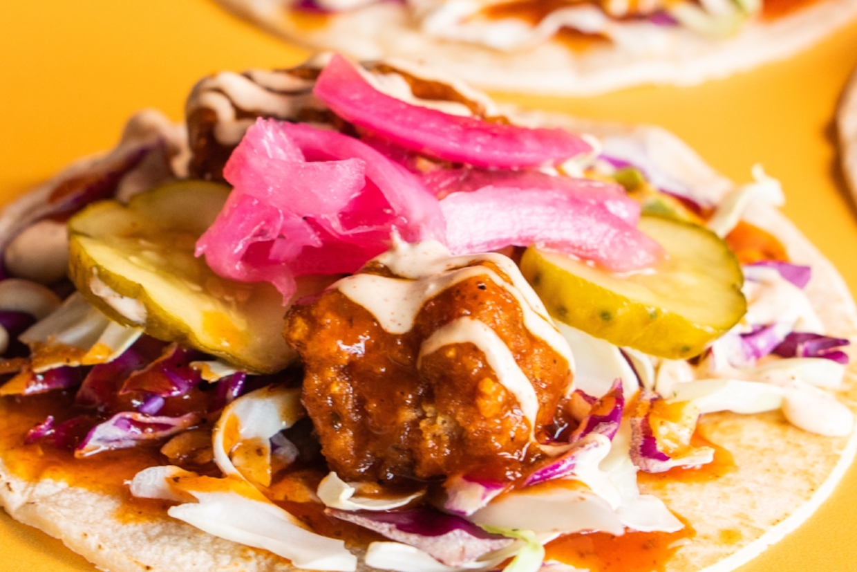 Delicious street-style tacos