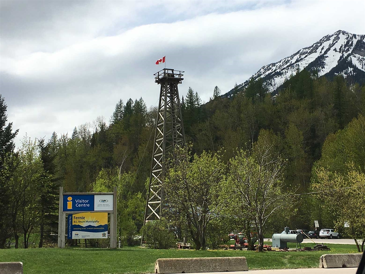 Fernie Historic Oil Derrick