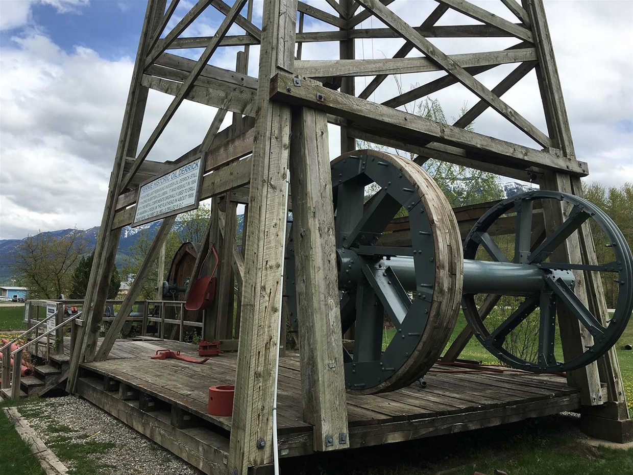 Fernie Historic Oil Derrick