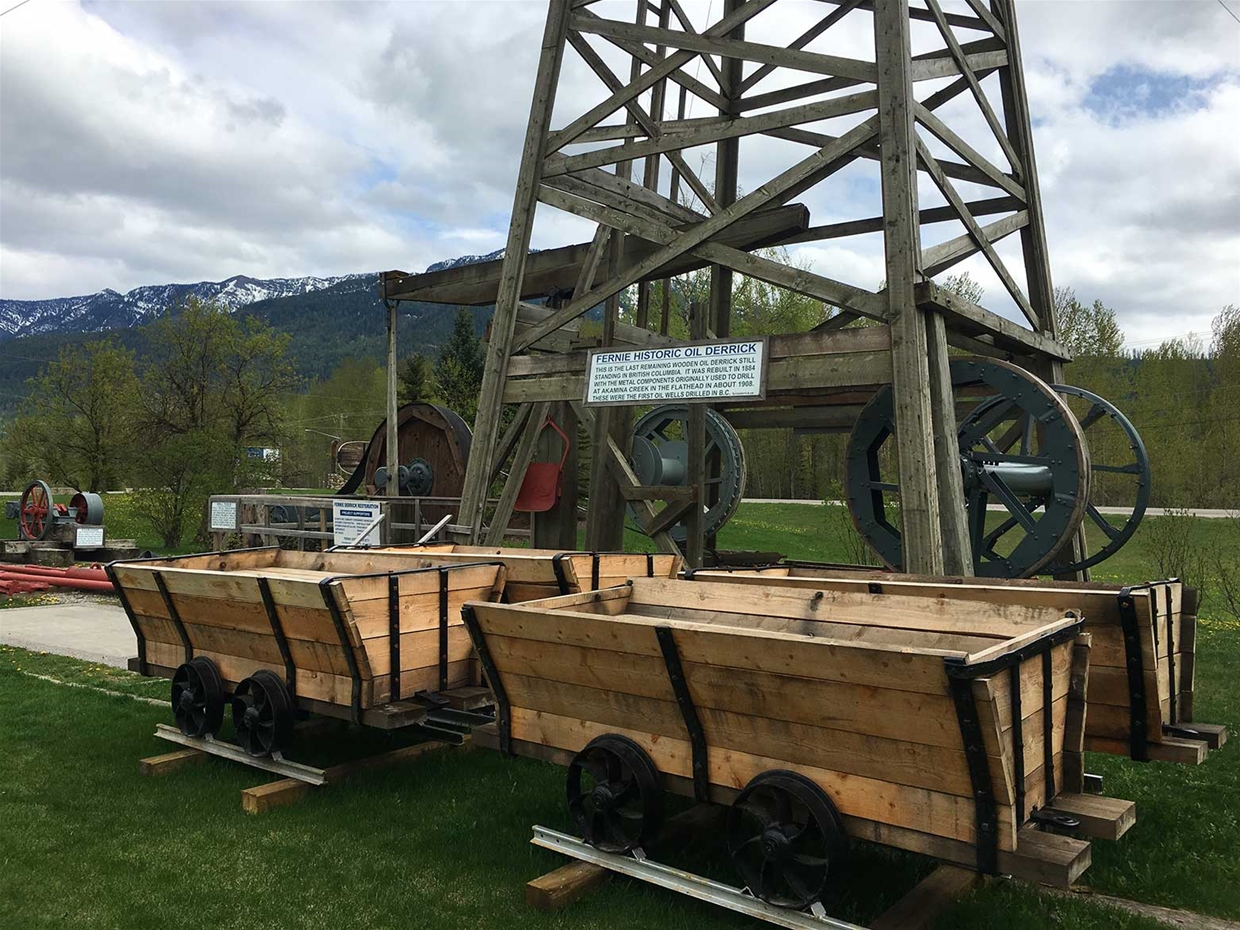 Fernie Historic Oil Derrick