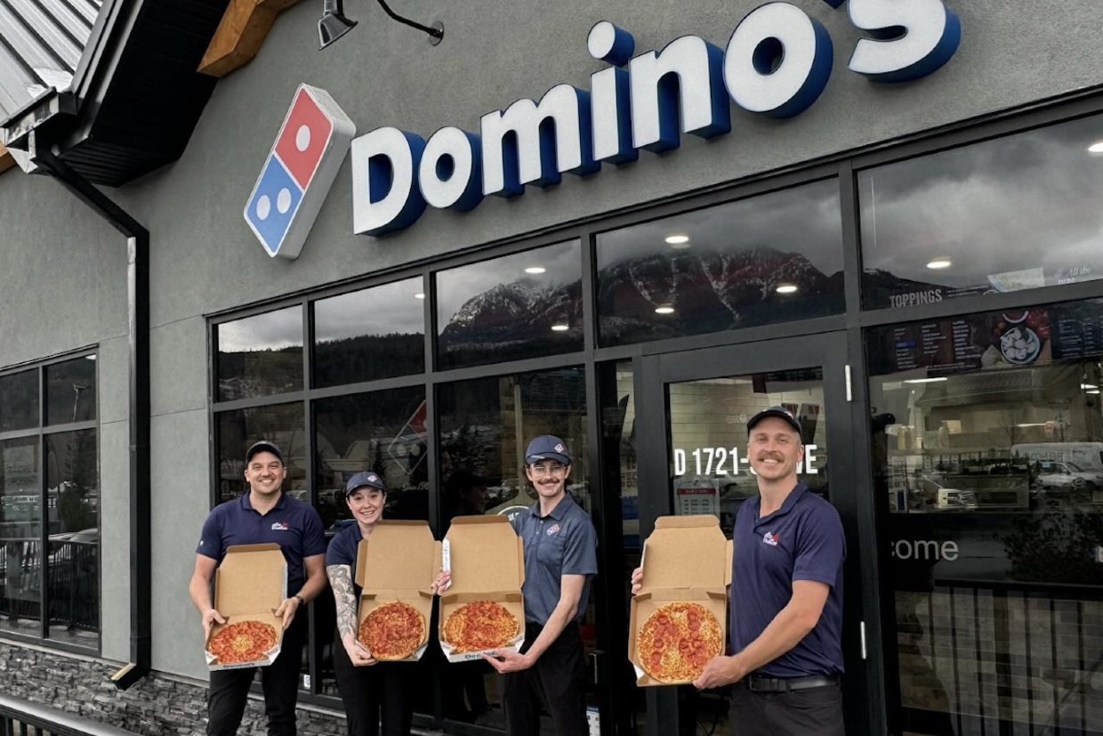 The friendly team at Domino's