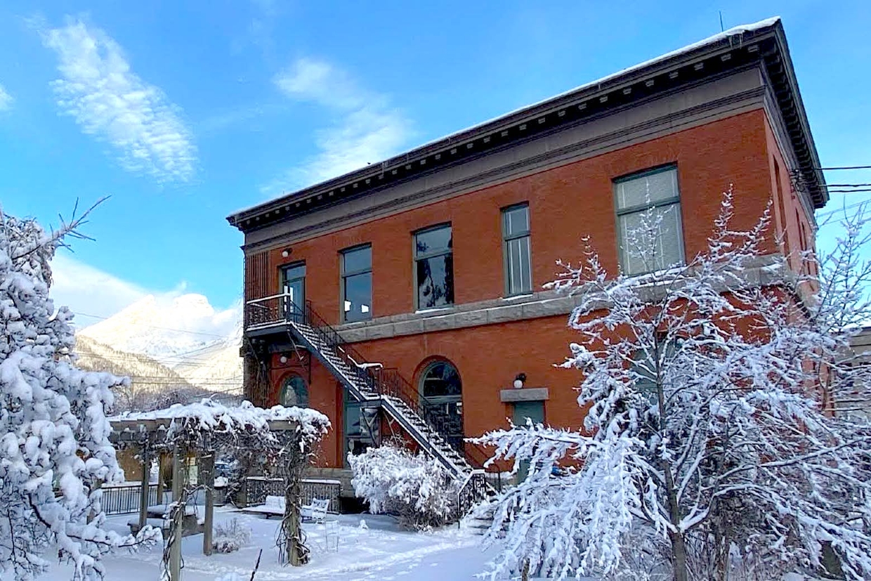 Fernie Heritage Library's Winter Garden