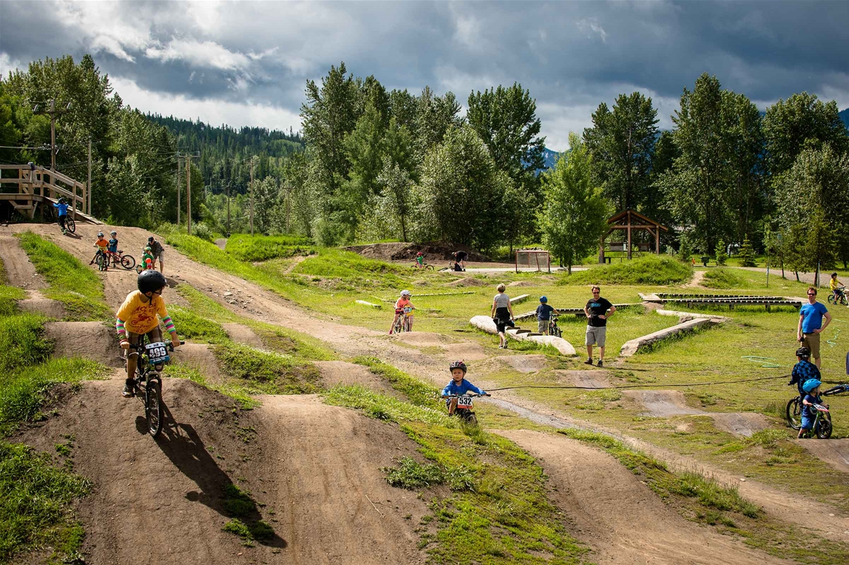 Fernie Dirt Jump & Skills Park in town