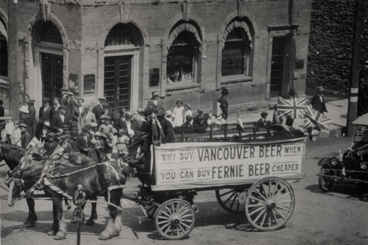 Fernie Brewing Company Beer Wagon