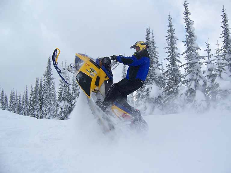 Getting some air in McEvoy riding area 