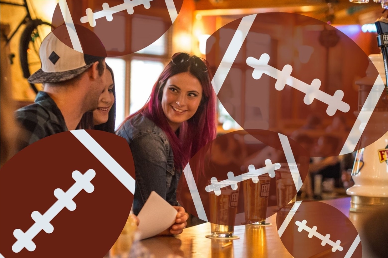 Super Bowl Sunday at the Pub